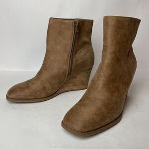 NWOB Dolce Vita Rupart Brown Wedge Bootie size 10 platform elegant